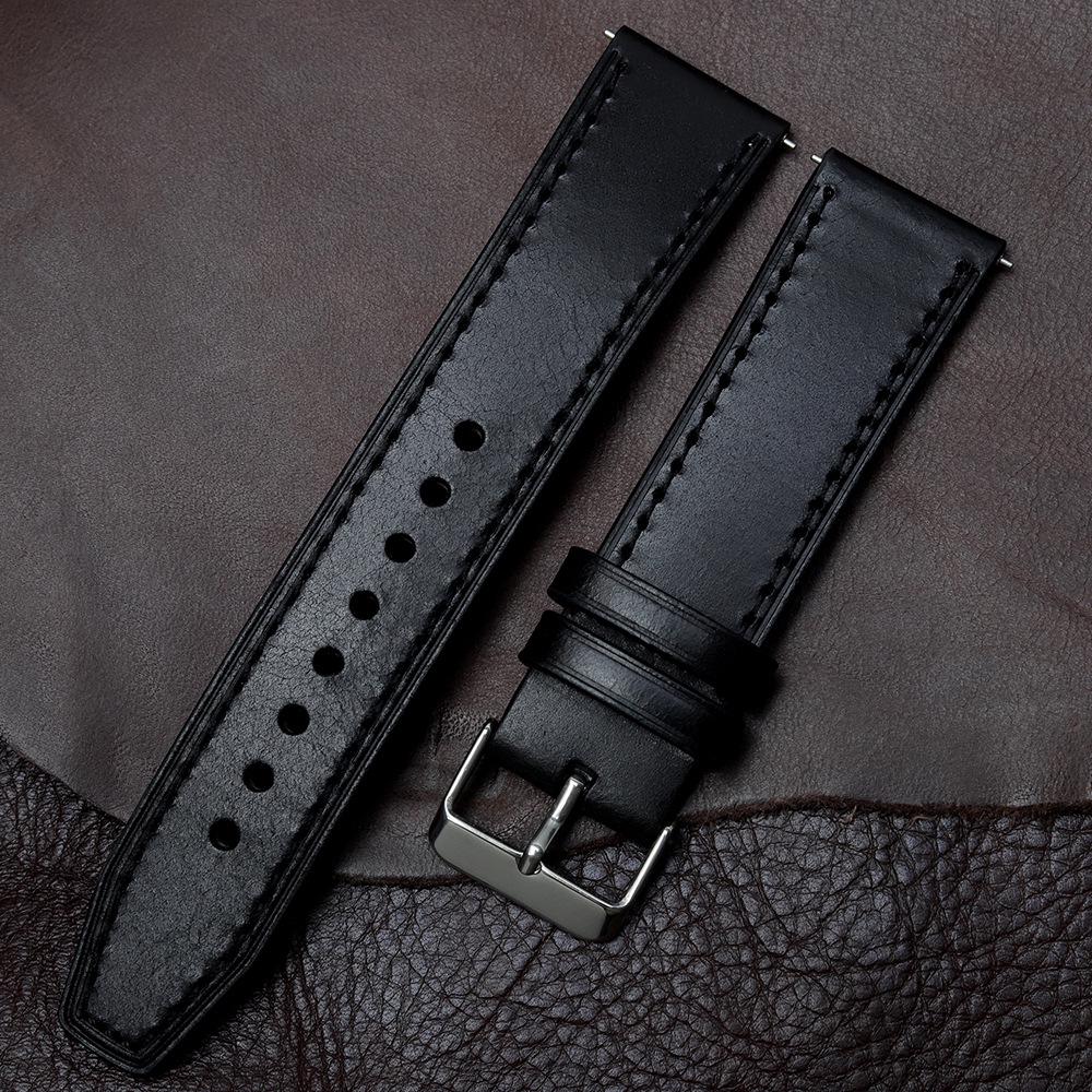 Genuine Leather Watch Strap for Fiyada Mach J-20 GA881007, Men's Cowhide, 22mm/20mm