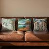 Mughal Garden with Peacock Cushion Cover Soft Reversible  Durable Pillow Cover  MultiScene Use for Home  Car Daily Comfort
