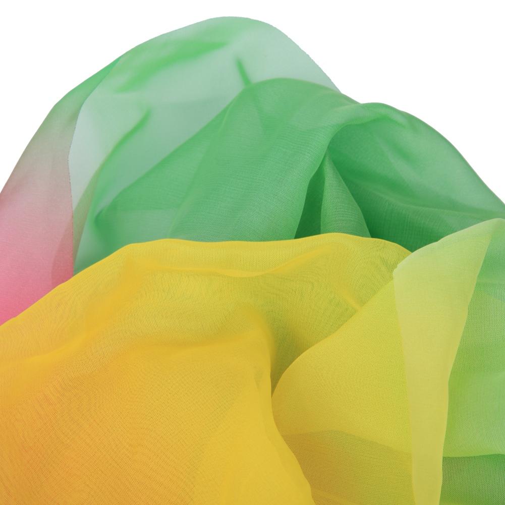 Verlängertes farbiges Garnband Übung Tai Weiche Kraftseide Performance-Zubehör(Grünes Buntes Garn 1,5M )