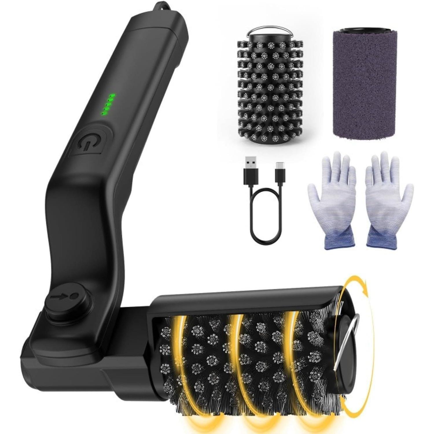 2026 new cleaning barbecue grill, electric barbecue brush, heavy oil dirt brush, electric grill brush with 3-speed