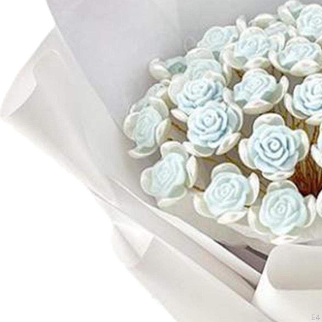 DIY Rose Bouquet Crafting Set - 13 Beautiful Blooms for Elegant Floral Display