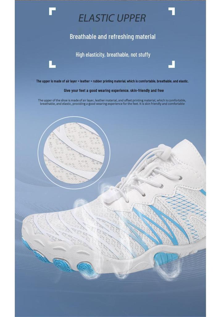 2025 Men's Breathable Five-Finger Water Shoes: Sport, Hiking, Beach, and Swimming