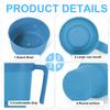 Leeseph Stadium Tumbler with Snack Bowl, 2 In 1 Travel Cup with Snack Bowl Leak Proof Snack and Drink Cup Portable Reusable