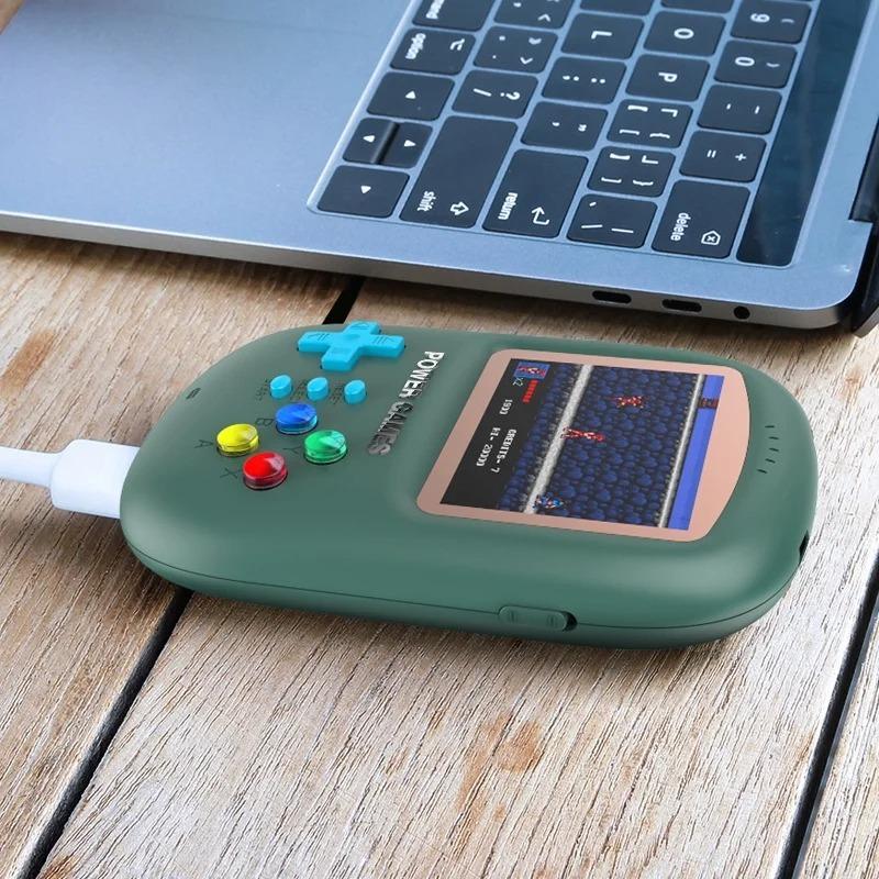 D54 500 In 1 Handheld Game Console Mini Portable Player Retro Video Games Console Boy with 8000mah Large Capacity Power Bank