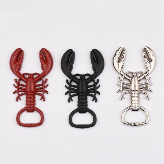 Lobster-Shaped Bottle Opener Portable Crayfish Bottle Opener Vintage Bottle Opening Tool for Beer Wine Novelty Bar Accessories