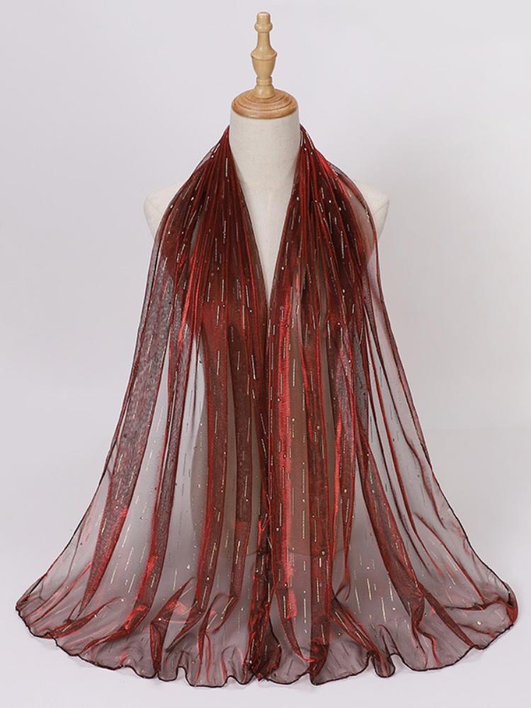 European and American Bandana Scarf Cotton Linen Yarn-dyed Striped Scarves Tassel Long Shawl Male Accessories