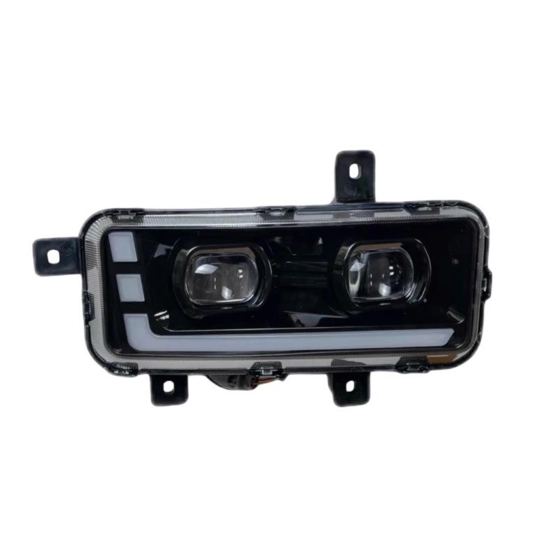 Dongfeng Tianlong KC Tianjin Second/Third Gen LED Fog Light Assembly - Super Bright Yellow-White Light