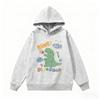 New Style Cartoon Little Dinosaur Bear Children's Sweatshirt Autumn and Winter Warm Children's Hoodie Boy Girl Clothing