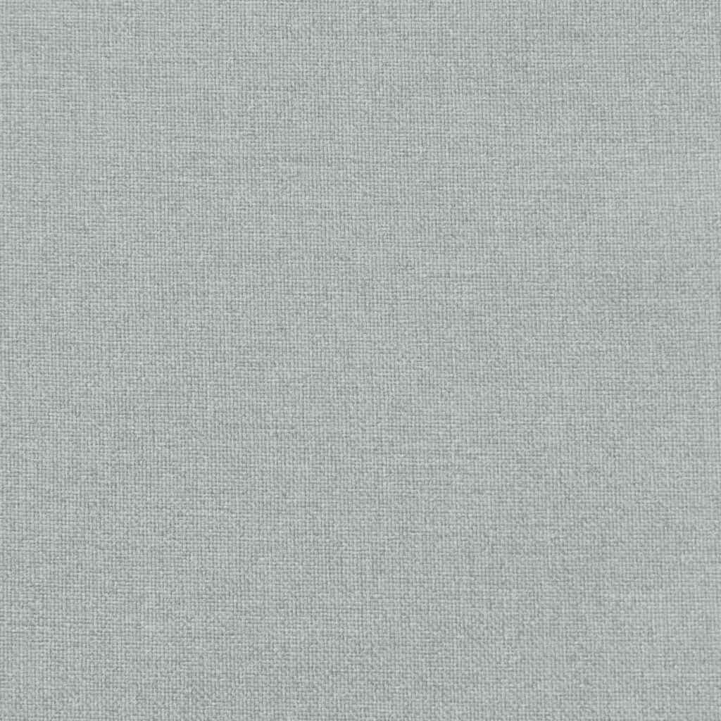 Sun Lounger Cushion Melange Light Gray 186x58x4 Cm Fabric