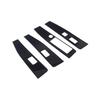 Glossy Piano Black Window Lift Switch Panel Cover Trim + For Toyota Tacoma 16-22