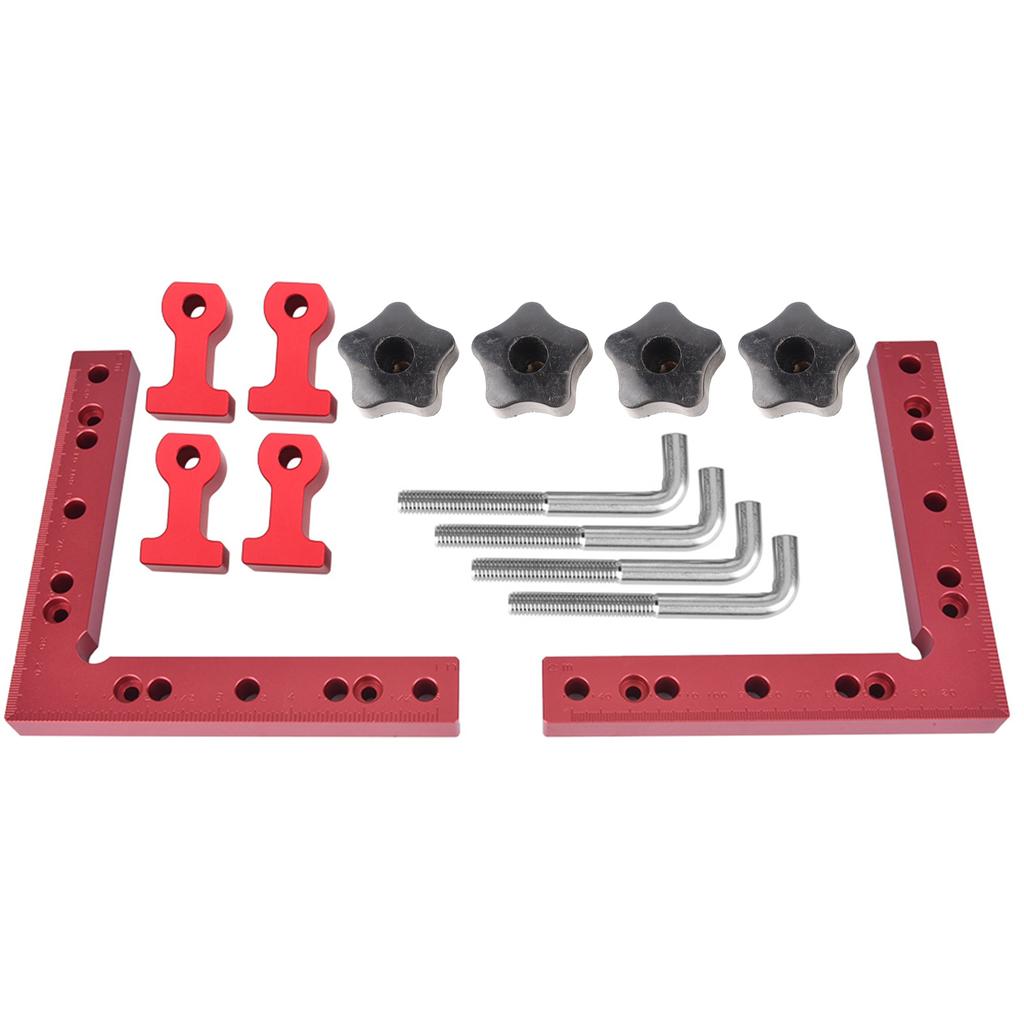 Corner Clamping Tool Woodworking Right Angle Fixing Clip L Shape 90 Degrees Ruler Carpenter's Tool