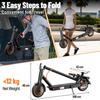 Elektrikli Scooter Yetişkin, 30-35km Menzil, 8.5" Ultra Hafif Katlanabilir E Scooter, 350W Motor, 3 Hız Modu, TODIMART T3 Yetişkinler ve Gençler İçin, Akıllı Uygulama