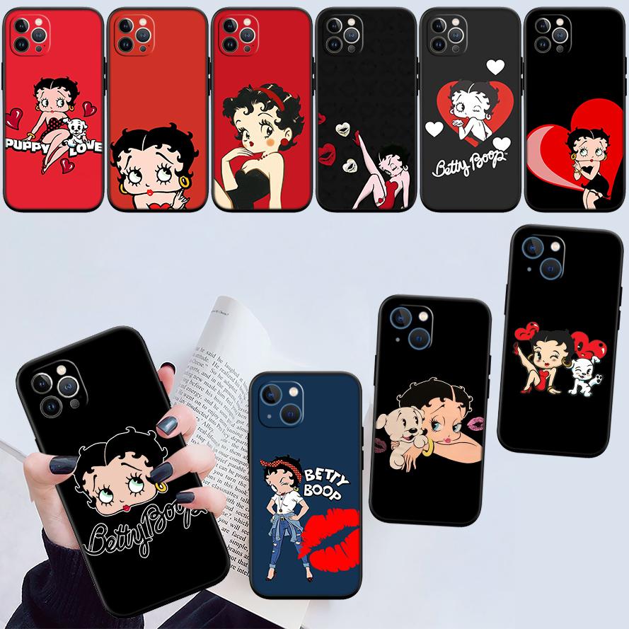 UP10 B-Bettys Art B-Boops Case for Samsung Galaxy M06 M15 M16 M35 M55 M56 A36 A42 A50 A50S A51 A52 A32 A33 A05 A05S A06 A16 A20