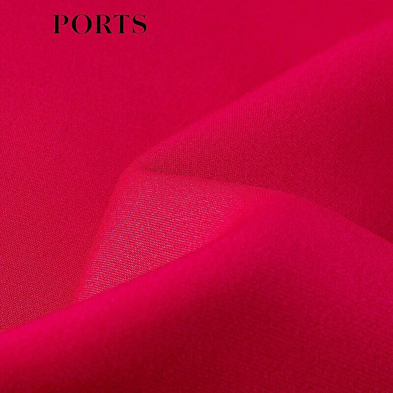 Ports Women's 2025 Spring/Summer V-Neck Midi Dress