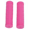 1Pair Rubber Bicycle Handle Grips Anti Slip Handlebar Grips for Mountain Road Urban BikePink