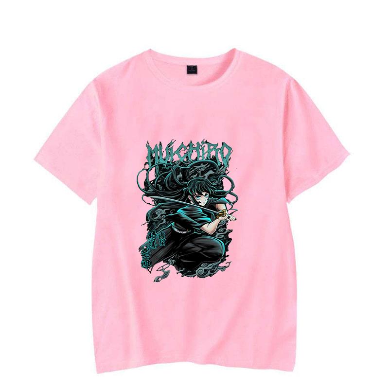 Neue Heiße Anime Tokitou Muichirou Print T-Shirts Damen Herren Sommer Freizeit T-Shirts Rundhals Kurzarm T-Shirts Mode Shirts Tee