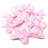 10Pcs Beige Purple Polyester Ribbon Bows Double Deck Bow Patch DIY Gift Clothes Decoration