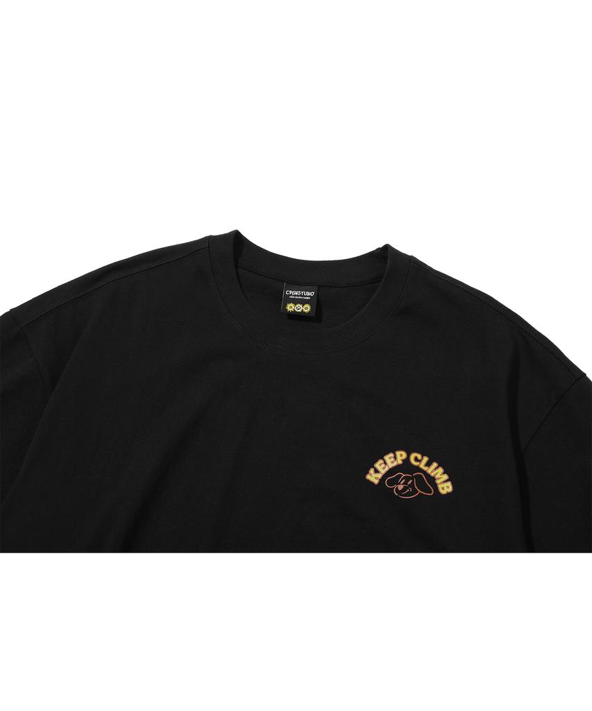 CPGN STUDIO Hike Round Short Sleeve Tee Black
