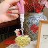 2026 Solid 999 Gold Four-Leaf Clover Good Luck Pendant Keychain