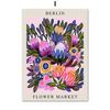Flower Market London Paris Libon Abstract City Poster And Prints Wall Art Canvas Painting Hotel Bar Pictures Living Room Decor
