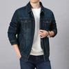 Men's Vintage Denim Jacket Winter Denim Jacket Lined Thickened Windproof Jacket