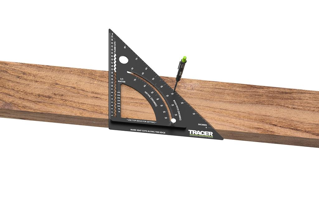 TRACER 12 Inch ProSquare Adjustable Square APS12 with Lockable Arm and Laser Etched Markings