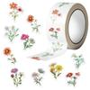 500pcs/Roll Waterproof Floral Envelope Sealing Labels DIY Decals Daisy Flower Stickers Phone Case