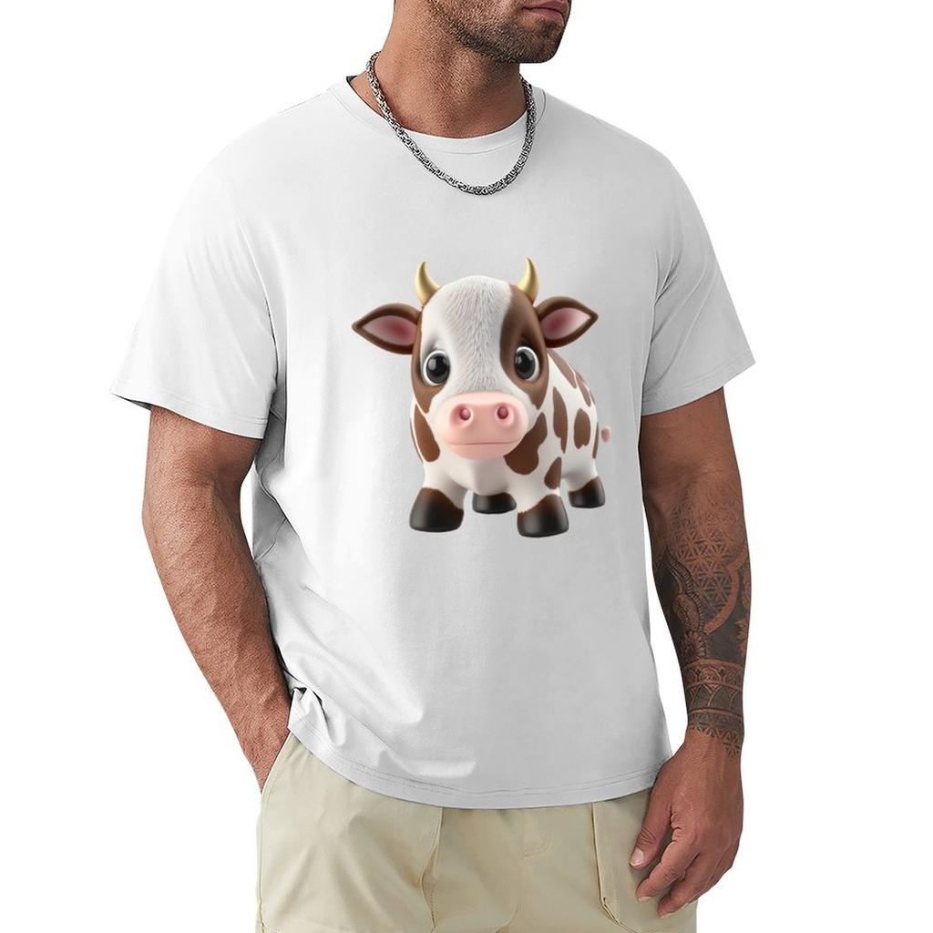 Cute Kawaii Baby Cow Tshirt Unisex T Shirt Luxury Tshirt
