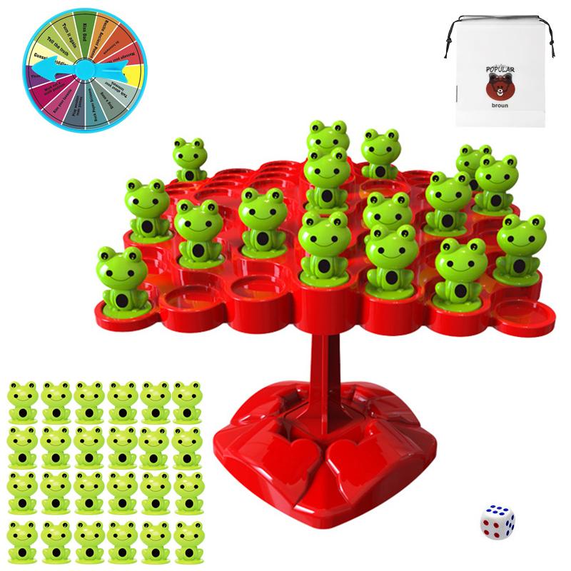 Frog Balance Tree Double Interactive Board Game Toy