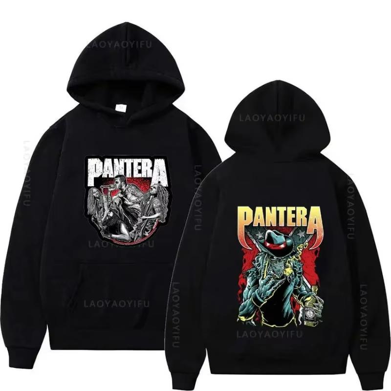 Pantera Heavy Metal Band Thema Herrenbekleidung Y2k Hoodie Kapuzenpullover Kapuzen-Shirt Neue Hoodies und Sweatshirts Herbst & Basics
