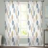 Leaves Modern Curtain For Living Room Transparent Tulle Curtains Window Sheer For The Bedroom Accessories Decor