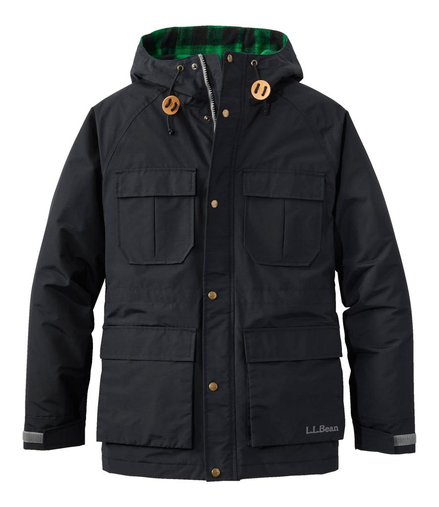 LL Bean Original Baxter State Parka US Size Midnight 1000158855 Men's '82, Fit, Regular, M, Black,