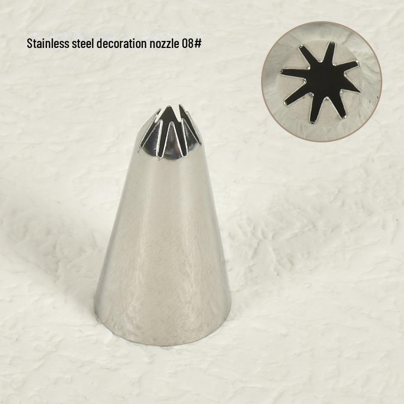 Nerezová sada na zdobení krémovým lepidlem pro DIY pečení a zdobení dortů