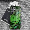 Game Space Invaders Phone Case For Samsung S26 Ultra S25 Edge Ultra S23 S22 S21 S20 Ultra Plus S24 Fe A25 Glass Cover