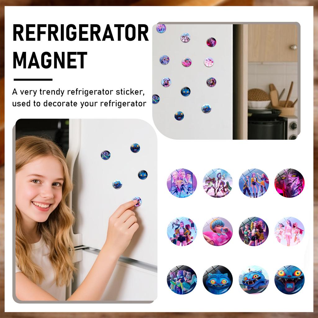 Fridge Magnets Crystal Glass Soft Magnetic Stickers Home Decorations