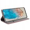 Samsung Galaxy M35 5G SMART MAGNET BOOK CASE WALLET RED+GLASS