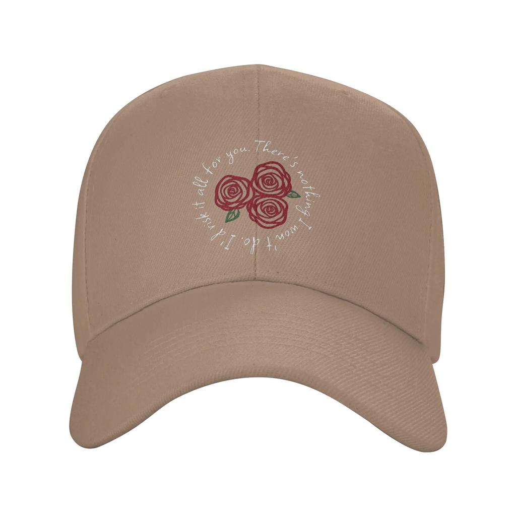 New Summer Id risk it all for you Baseball Cap Bruno Mars Hunting Camping Design Sun Trucker Hat Unisex Unisex Sunscreen Baseball