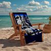 Ultra-weiches Strandtuch mit Rennsport-Thema, ideal für Pool - Camping, Tauchen - Perfekter Reisebegleiter, Lebendiges Strandtuch.