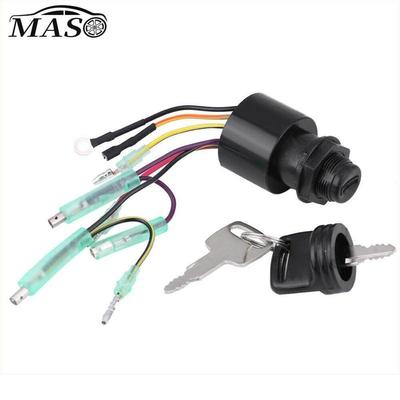 6 Wire 3 Position Ignition Starter Keys Switch 8717009A5 87-17009A2 17009A2 MP41070 for Mercury Outboard Control Box
