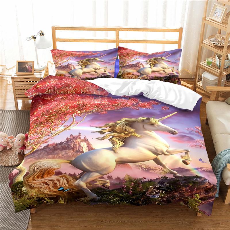 Home Textiles Provide Effects That Can Make All Kinds Of Pattern Quilt Covers, Digital Printing Three-Piece Sets 3D