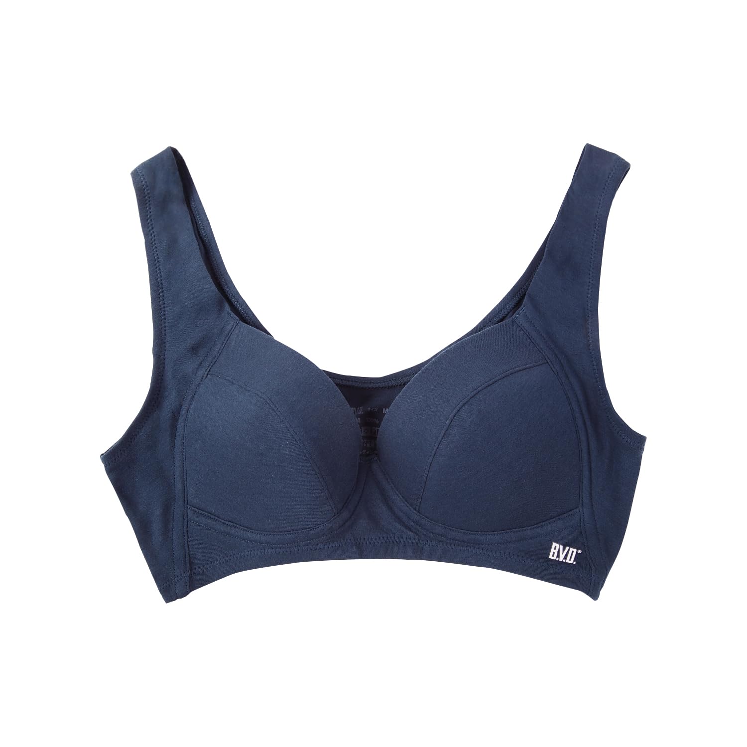 

BVD Cotton Wireless Navy Women s 100% Bra,