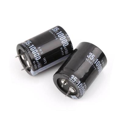 2pcs 10000uF 35V Radial Aluminium Electrolytic Capacitors 25x40mm
