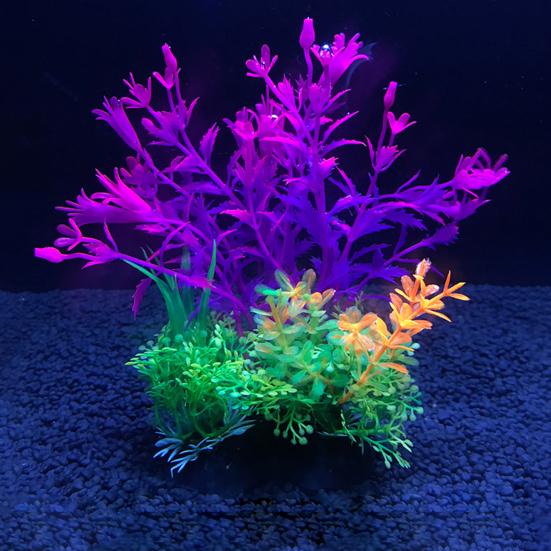 Aquarium Dekoration Hohe Simulation Dekorativ Farbecht Künstliches Wassergras Aquarium Dekoration für Heimdekor