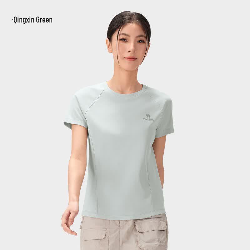 CAMEL Women s Quick-Dry Short Sleeve Crew Neck T-Shirt 2XL