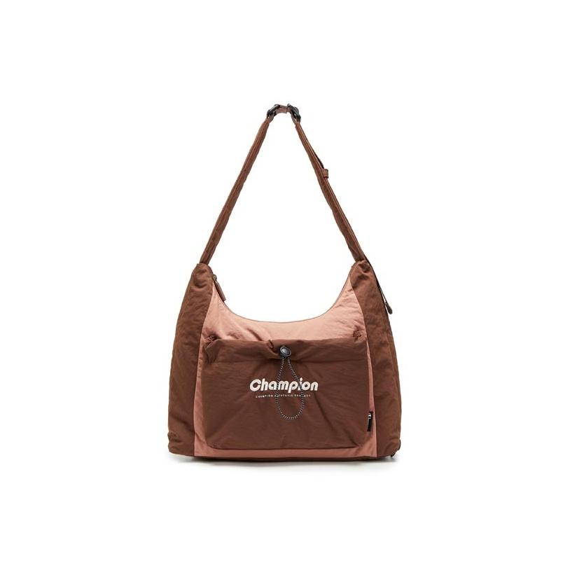 

Champion Dash Trend Crossbody Bag FW25 Versatile Fashion Simple Color Block Fabric Large Shoulder Bag Unisex bags U5DACPU27 Pinecone Brown/Roasted Almond Brown