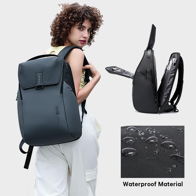 Bange Zaino Borsa per Laptop da Uomo Multifunzionale Business Impermeabile Zaino per Laptop 15,6 Pollici Zaino Scolastico Mochila Donna