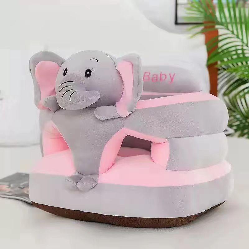 

Creative Cute Animals Kids Sofa Seat Baby Learn To Sit On The Sofa Mother And Baby Gift Toys