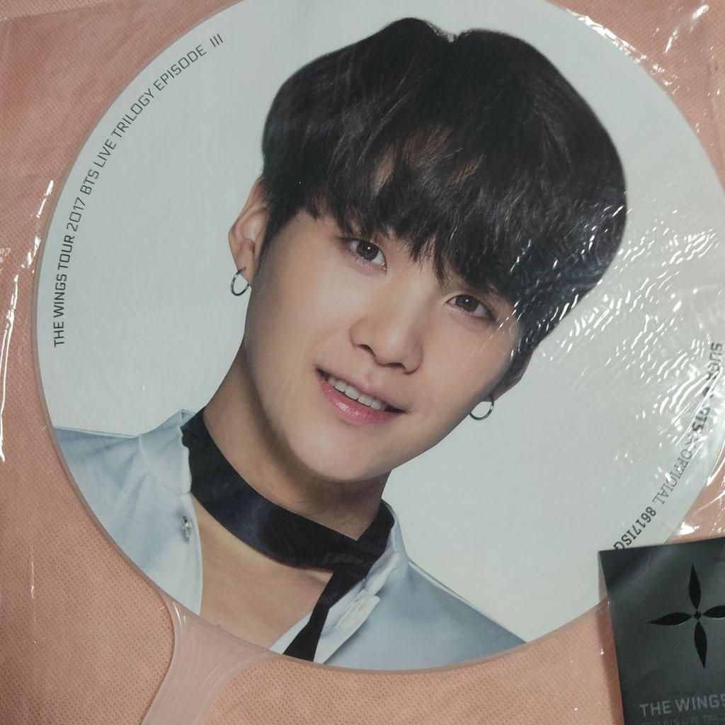 [USED] Yoongi SUGA Fan WINGS Flag MAGIC SHOP BTS