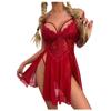 Sexy Lingerie Women Crotchless Sleepwear Pajamas Lace Dress Erotic Costumes Exotic Apparel Female Sexiest Nighties Nightgown