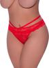 Magic Silk - Plus Size Strappy Panties with Cutout